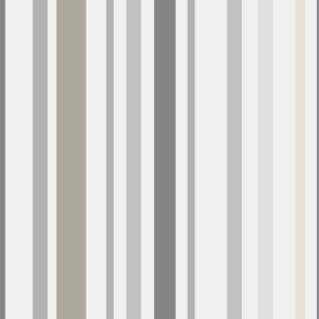 Multicoloured Stripes White Background