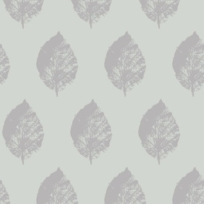 Leaf Pattern Grey 