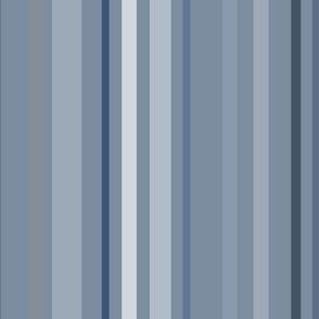 Multicoloured Stripes Petrol Blue Background 
