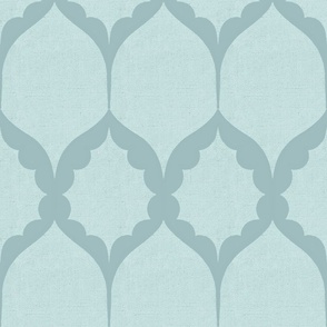 Scallop Ogee in Light Blue