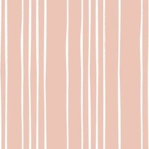 Vertical Waves in Blush (Small)