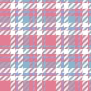 Red, White and Blue Plaid Check