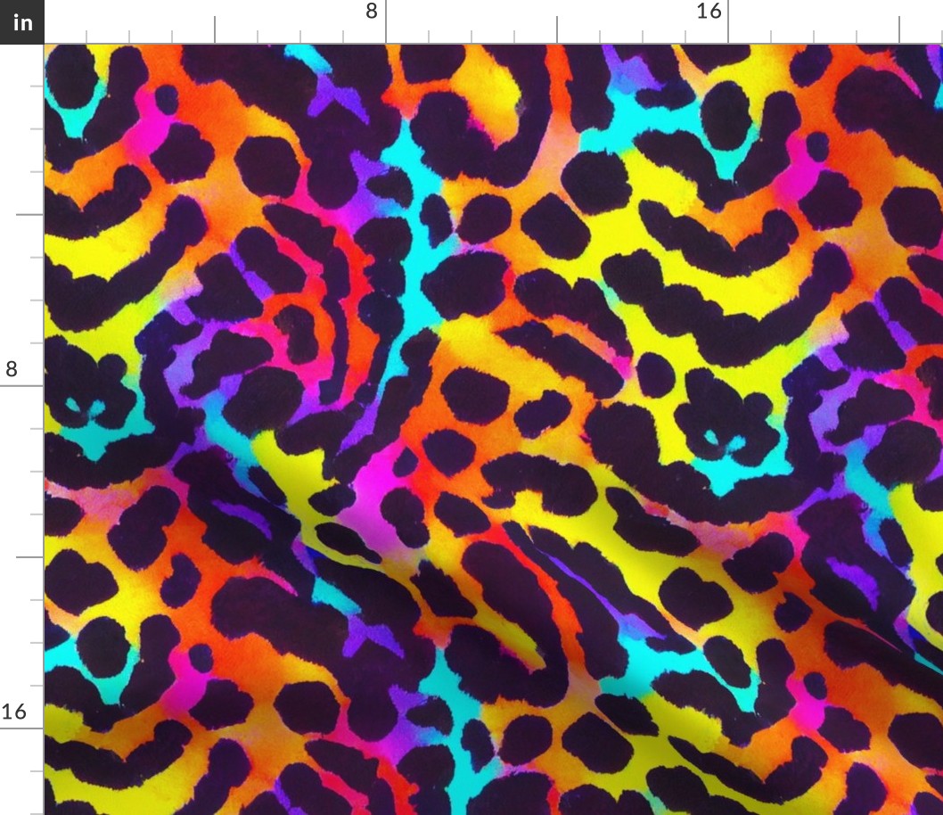 Rainbow leopard print 