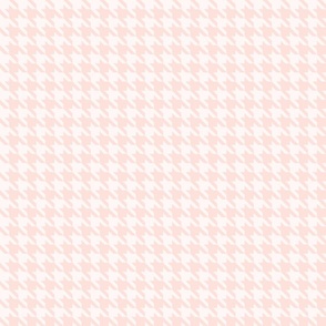 Small Houndstooth in blush pastel preppy 90s fashion