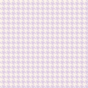Small Houndstooth in lavender pastel preppy 90s fashion