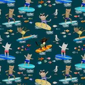 The Beach Cats - Surfin' USA dark M