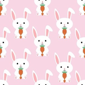 medium scale easter bunnies - pink