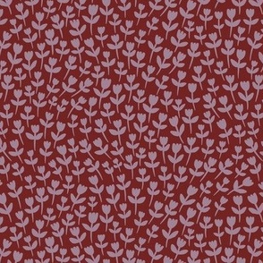 Tulip Field Burgundy Plum