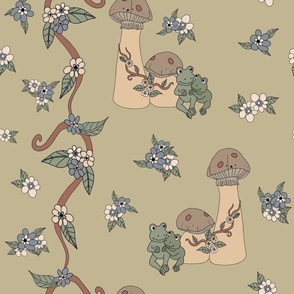 whimsical frogs