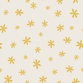 10.5" - STARS / YELLOW & BEIGE