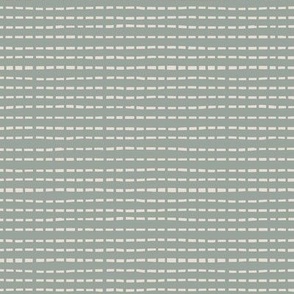 Large Dash Stripes (Blue)(10.5" Fabric/12" Wallpaper)
