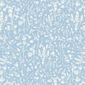 Two Tone Boho Floral (16" Fabric / 12" Wallpaper)