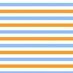 Blue and Orange Stripes