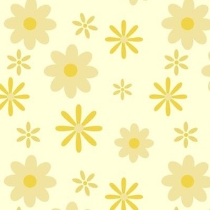 Yellow Monochrome  Floral