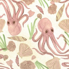 Watercolor Octo Antique