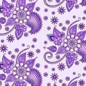 Lavender Color Of The Year Fancy Paisley Flower