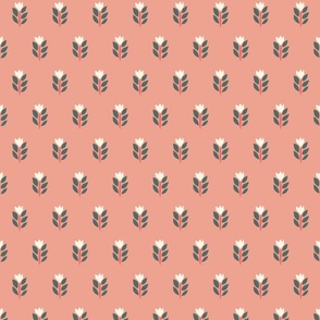 Paper Tulip Rows (medium) Rose Quartz
