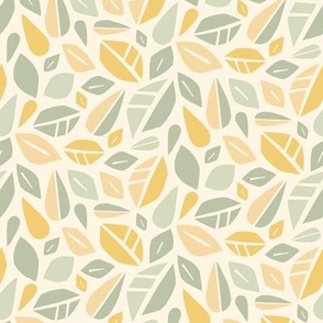 Geometric Leaves (small) Mint