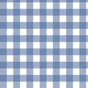 Gingham Pattern - Integra Blue