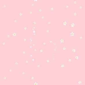 Pastel Pink Ditsy Floral