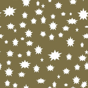 Sky full of Stars - large 18 inch - Moss Green 