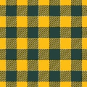 Green And Gold Buffalo Plaid