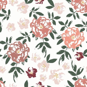 Rose Garden (24" Fabric / 12" Wallpaper)