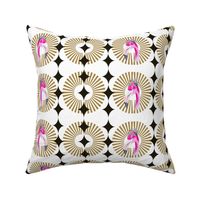 
Classy Mid-Century Modern Flamingo