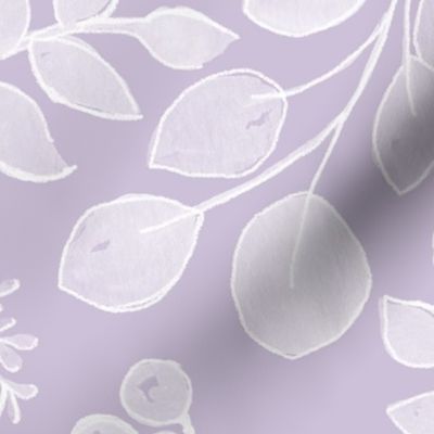 Light Lavender Botanical Pattern