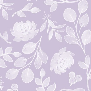 Light Lavender Botanical Pattern