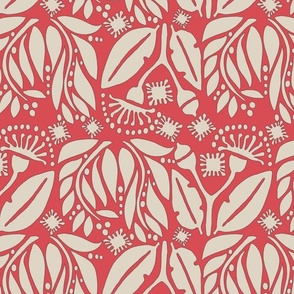 Wattle And Gum-Red / Cream /RadiantRed