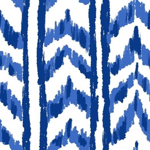 Blue & Indigo Ikat Pattern
