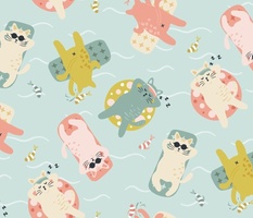 It’s cool in the pool! 13,5 inch (12 inch wallpaper)