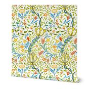 William Morris Co Floral Wallpaper -  large scale