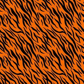 Bigger Scale Tiger Stripes on Orange