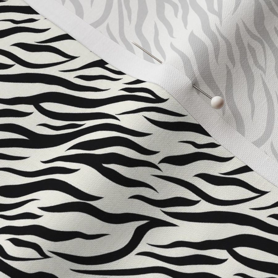 Smaller Scale Tiger Stripes on Ivory