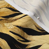 Wild Glamour, Tiger Stripes Print, Animal Print, Jungle Print, Bold Print, Vibrant Colors, Luxury, Wildlife