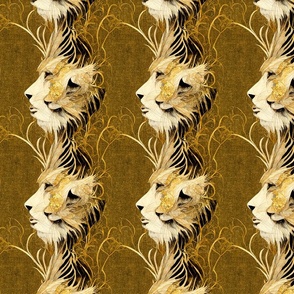 Wild Glamour, Lion Print, Lion Cub Print, Animal Print, Jungle Print, Bold Print, Vibrant Colors, Luxury, Wildlife