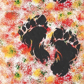 Autumn Yeti Footprints