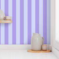 2” Vertical Stripe, Lavender and Lilac