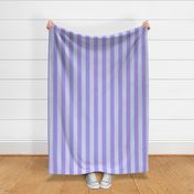 2” Vertical Stripe, Lavender and Lilac