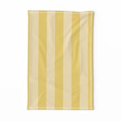 2” Vertical Stripes, Banana and Butter Yellow