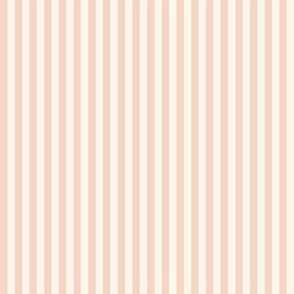 Vertical Stripes Cream Blush Large