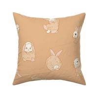 Baby Bunnies Coral Large