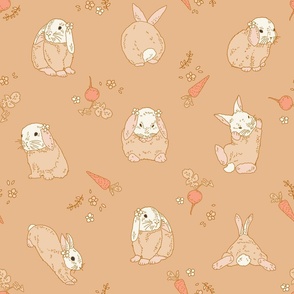 Bunny Love Coral Large