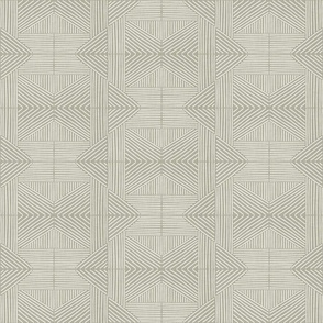 Agate Grey (#b3b1a1) Mudcloth Weaving Lines - soft neutral, french grey - medium