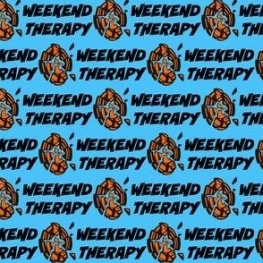 Weekend Therapy Clay Pigeon Trap Skeet Shooting BLUE