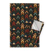 Lake Life Camping Tent Chevron Pattern Hidden Whimsy Aesthetic Mountain Adventure 