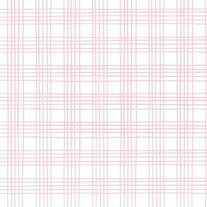 Medium | Hand Drawn Plaid in Pink