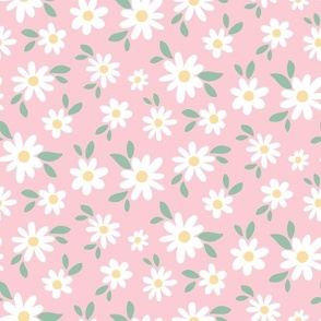 Medium | Daisy Pattern on Pink